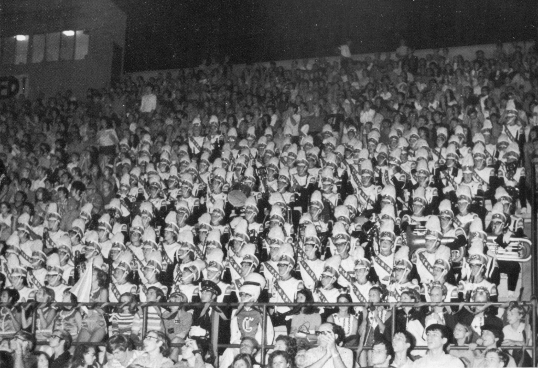 1971-72 Central High School Band, the first band under Norman Woodall at the new campus
