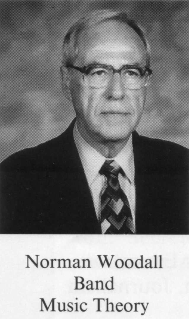 1998-99 Norman Woodall final faculty photograph at Central High School