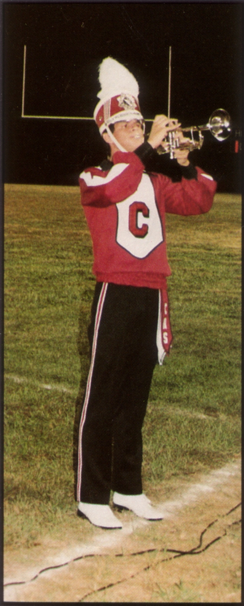 1984-85 Central High School Band in new less-military styled uniforms
